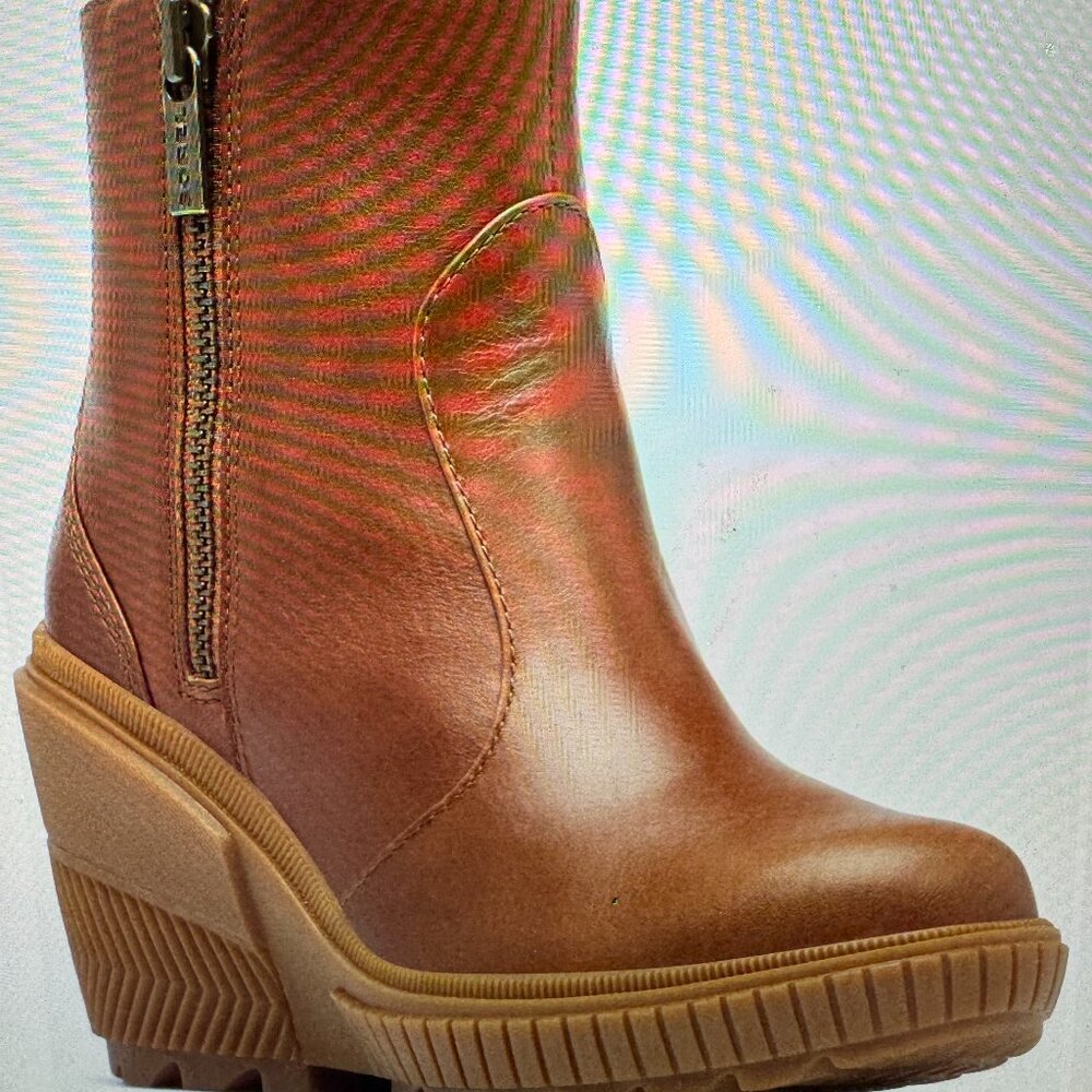 Sorel Ona Ave Zip Wedge Tan